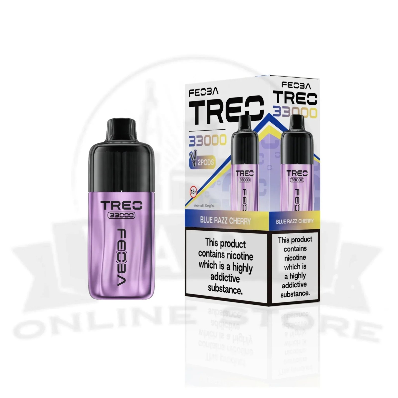 feoba treo 33000 puffs prefilled pod kit
