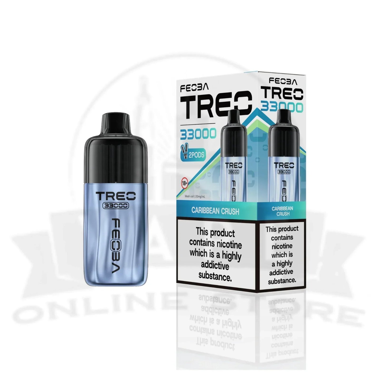 feoba treo 33000 puffs prefilled pod kit