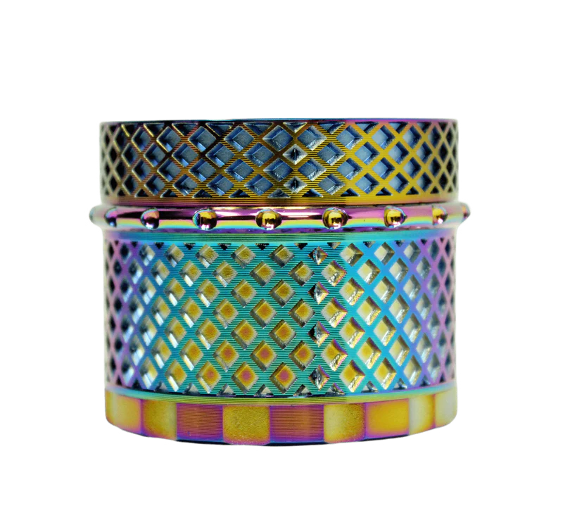 EC420 Magnet Core Screwless Grinder - 55mm 4-Piece - Rainbow