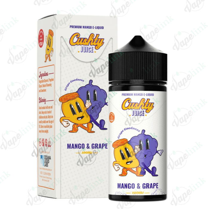 Cushty Juice - Mango and Grape 100ml - Image 2