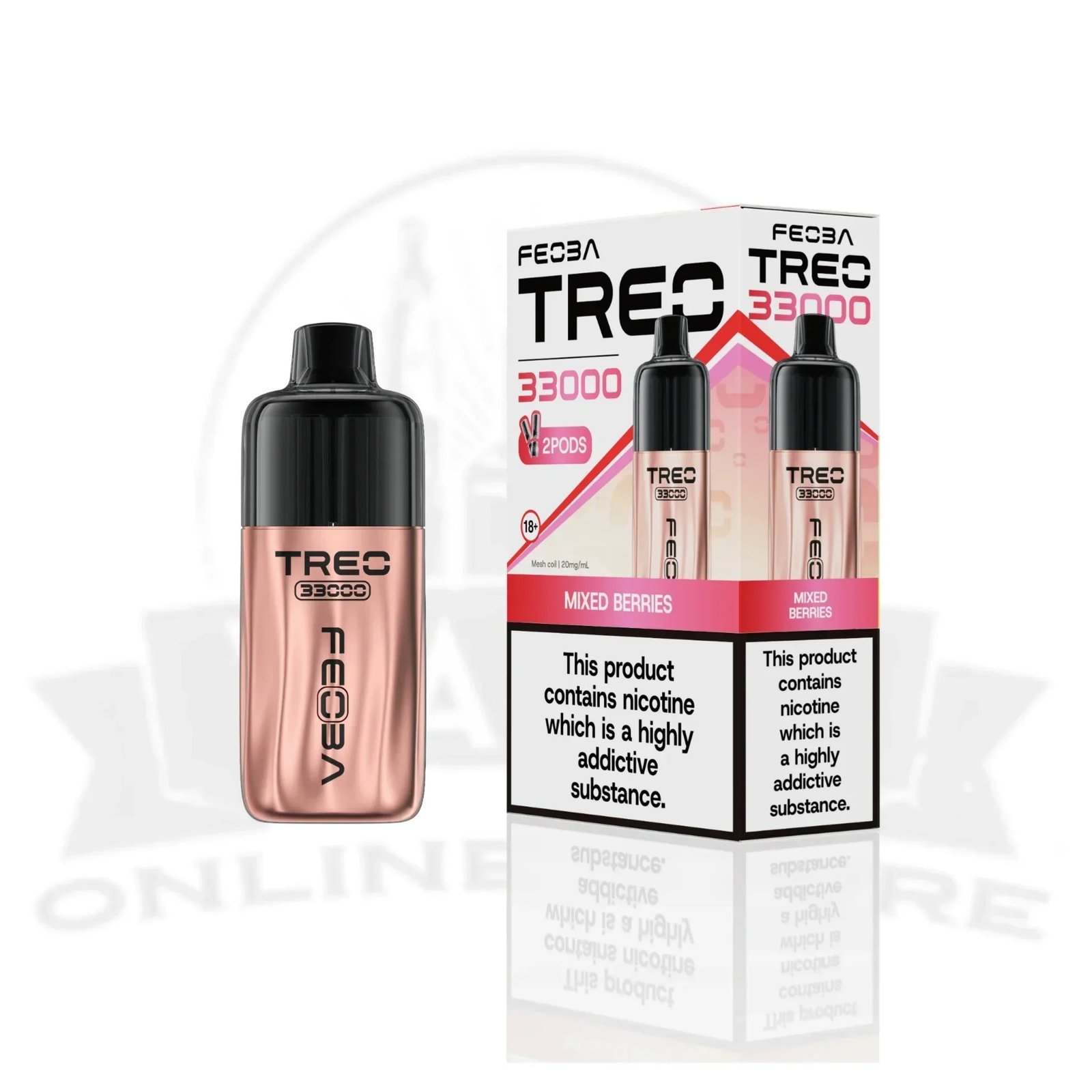 feoba treo 33000 puffs prefilled pod kit