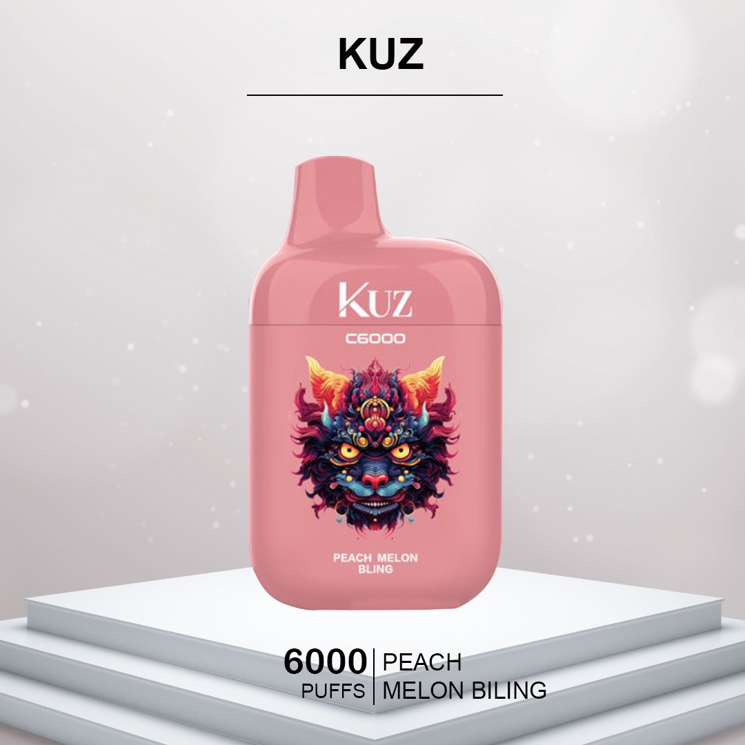 KUZ PEACH MELON BLING – 6000 PUFFS