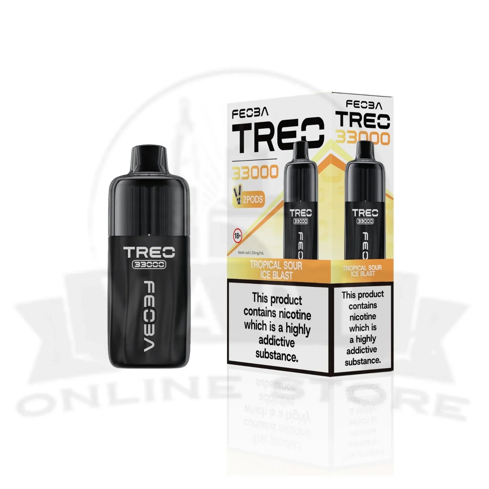 feoba treo 33000 puffs prefilled pod kit
