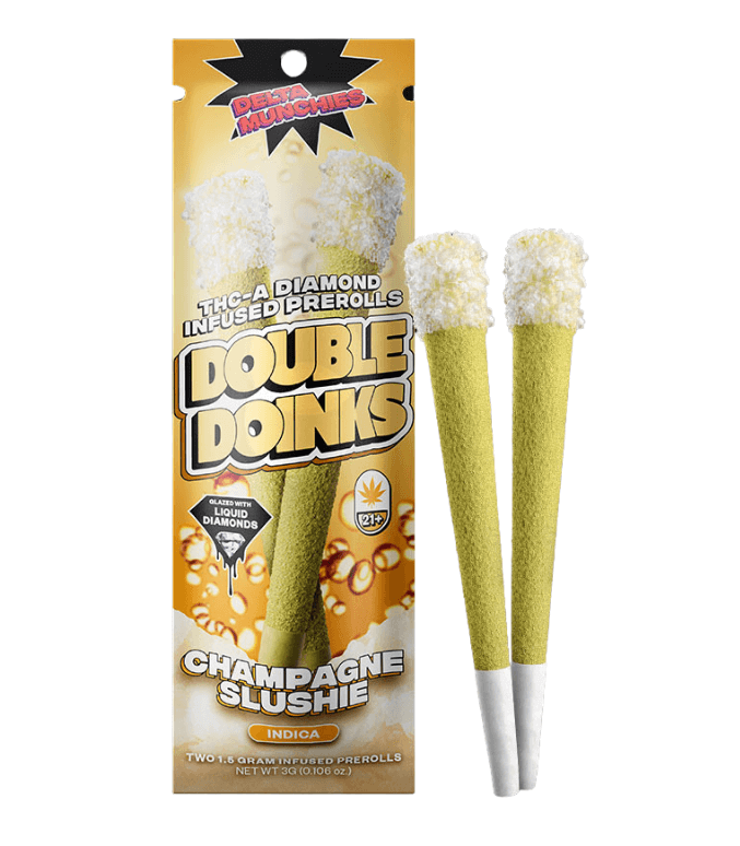Delta Munchies THC-A Diamond Infused Prerolls | 2pk - Image 2