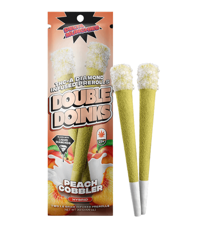 Delta Munchies THC-A Diamond Infused Prerolls | 2pk - Image 3