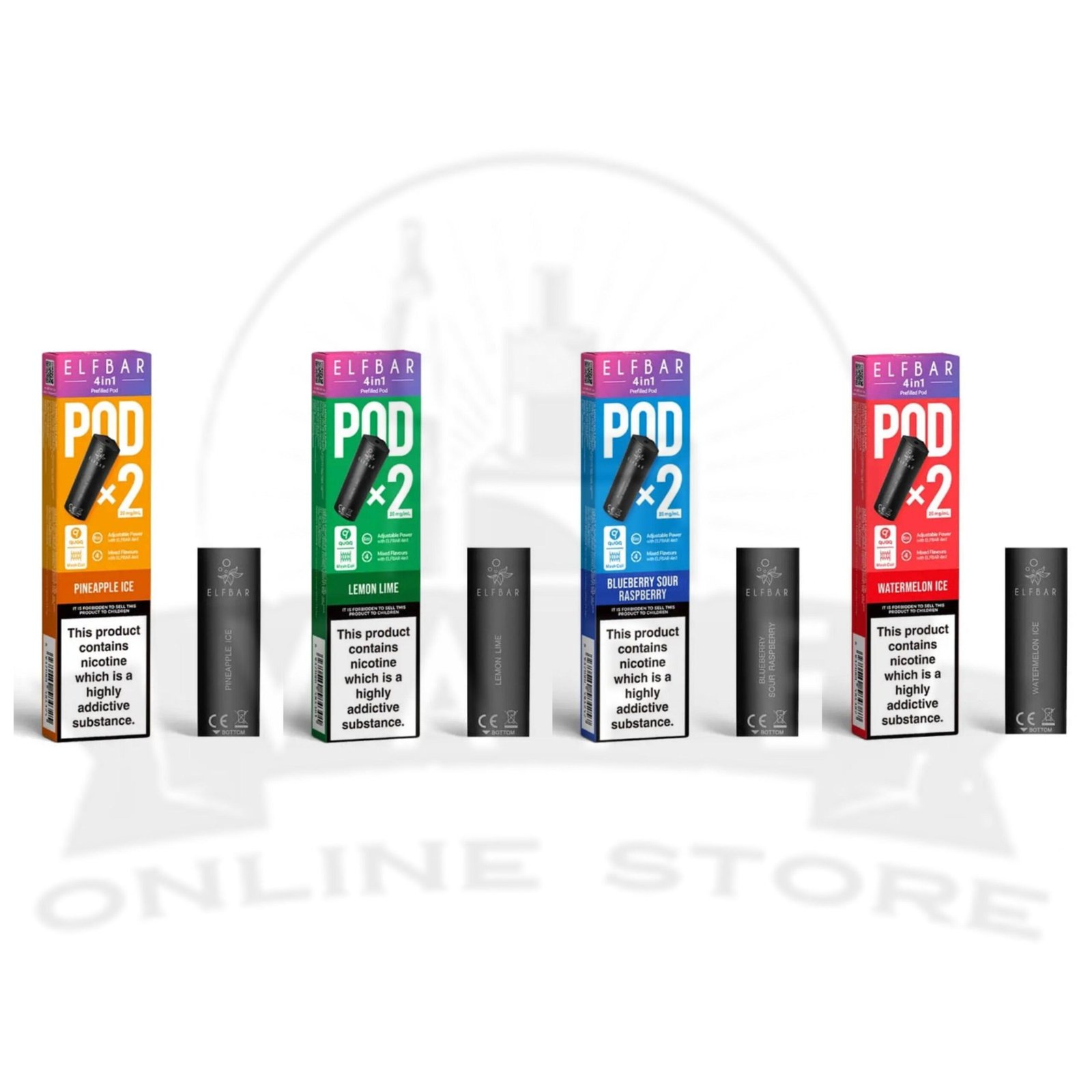 Elf Bar 4in1 Prefilled Pods | Pack Of 2