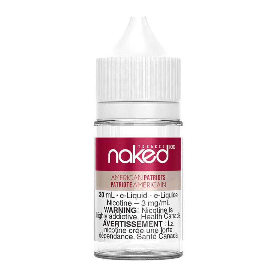 Naked100 Freebase E-Liquid - American Tobacco 30ml