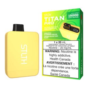 STLTH Titan Pro Disposable Vape Device - Pineapple Blueberry Kiwi Ice